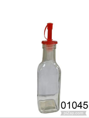 Imagen de ACEITERO/VINAGRERO DE VIDRIO CON TAPA COLOR 3.26